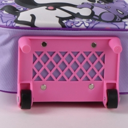 MOCHILA INFANTIL TROLLEY 3D HELLO KITTY KUROMI