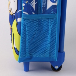MOCHILA INFANTIL TROLLEY 3D SONIC