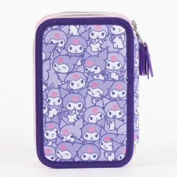 PLUMIER CON ACCESORIOS HELLO KITTY KUROMI