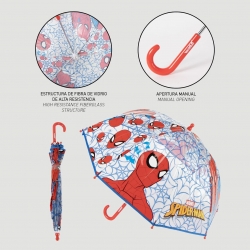 PARAGUAS MANUAL POE SPIDERMAN