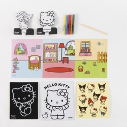 SET COLOREABLE BOLSO HELLO KITTY