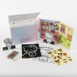 SET COLOREABLE BOLSO HELLO KITTY