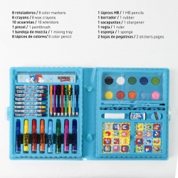 SET COLOREABLE CAJA SONIC