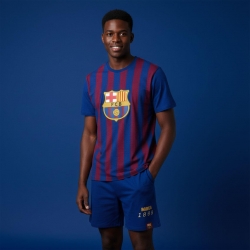 PIJAMA CORTO SINGLE JERSEY FC BARCELONA