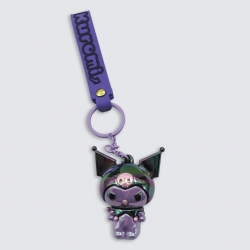 LLAVERO 3D HELLO KITTY KUROMI