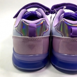 DEPORTIVA SUELA TPR CON LUCES TRANSPARENTE FROZEN