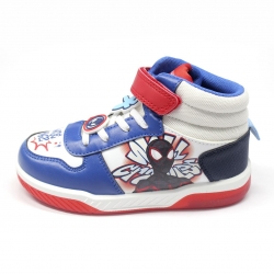 DEPORTIVA SUELA PVC CON LUCES BASKETBALL SPIDERMAN