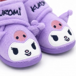ZAPATILLAS DE CASA MEDIA BOTA APLICACIONES HELLO KITTY KUROMI
