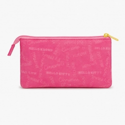 ESTUCHE PORTATODO 3 COMPARTIMENTOS HELLO KITTY