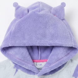 BATÍN CORAL FLEECE APLICACIONES HELLO KITTY KUROMI