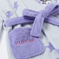 BATÍN CORAL FLEECE APLICACIONES HELLO KITTY KUROMI
