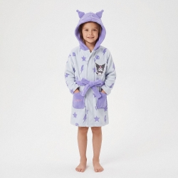 BATÍN CORAL FLEECE APLICACIONES HELLO KITTY KUROMI