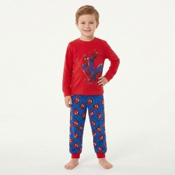 PIJAMA LARGO INTERLOCK SPIDERMAN