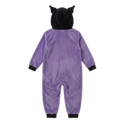 PIJAMA DORMILÓN CORAL FLEECE APLICACIONES HELLO KITTY KUROMI