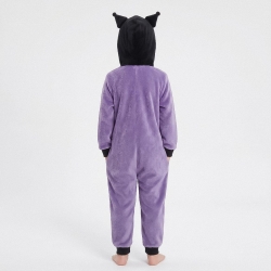 PIJAMA DORMILÓN CORAL FLEECE APLICACIONES HELLO KITTY KUROMI