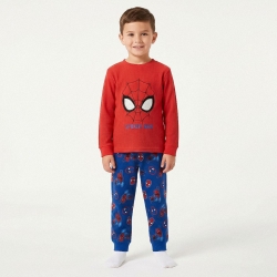 PIJAMA LARGO COZY JERSEY SPIDERMAN