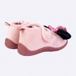 ZAPATILLAS DE CASA MEDIA BOTA APLICACIONES MINNIE