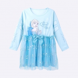 VESTIDO SINGLE JERSEY FANTASIA FROZEN