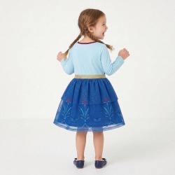 VESTIDO SINGLE JERSEY FANTASIA FROZEN