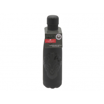 Athletic Club Botella Negra Rubberizada de Doble Pared - León Barniz