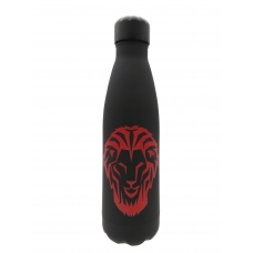 Athletic Club Botella Negra Rubberizada de Doble Pared - León Rojo