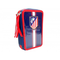 Atlético de Madrid Plumier 3 Pisos con Material Escolar Atlético de Madrid Plumier 3 Pisos con Material Escolar