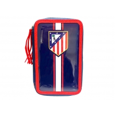 Atlético de Madrid Plumier 3 Pisos con Material Escolar Atlético de Madrid Plumier 3 Pisos con Material Escolar