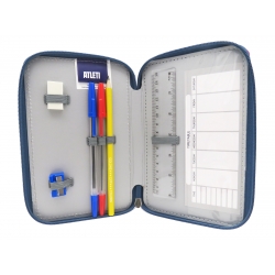 Atlético de Madrid Plumier 3 Pisos con Material Escolar Atlético de Madrid Plumier 3 Pisos con Material Escolar