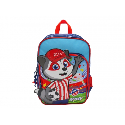 Atlético de Madrid Mochila Escolar Mediana 35cm Adaptable a Trolley- Indy