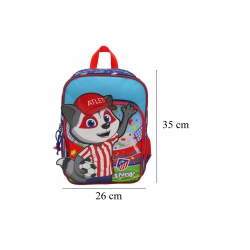 Atlético de Madrid Mochila Escolar Mediana 35cm Adaptable a Trolley- Indy