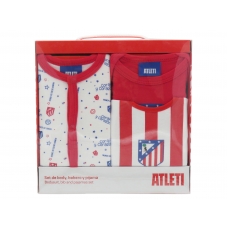Atlético de Madrid Set Bebé 3 piezas talla 6-9 meses