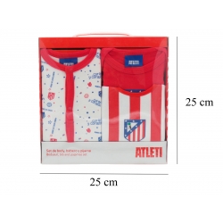 Atlético de Madrid Set Bebé 3 piezas talla 6-9 meses