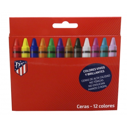 Atlético de Madrid 12 Ceras de Colores