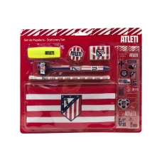 Atlético de Madrid Set de Papelería con Pegatinas