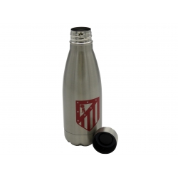 Atlético de Madrid Botella Plateada de Acero 550ml Atlético de Madrid Botella Plateada de Acero 550ml