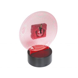 Atlético de Madrid Reloj Metacrilato c/Luz Led