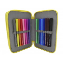 Bluey Plumier 3 Pisos con Material Escolar - Leaves Collection