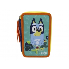 Bluey Plumier 3 Pisos con Material Escolar - Leaves Collection Bluey Plumier 3 Pisos con Material Escolar - Leaves Collection