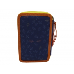 Bluey Plumier 3 Pisos con Material Escolar - Leaves Collection