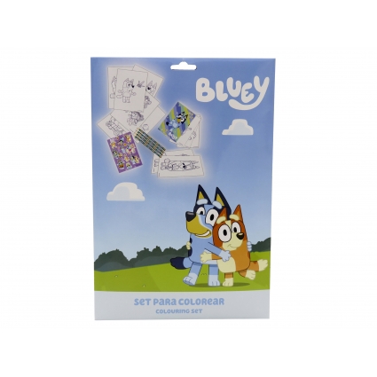 Bluey Set de Colorear en Sobre
