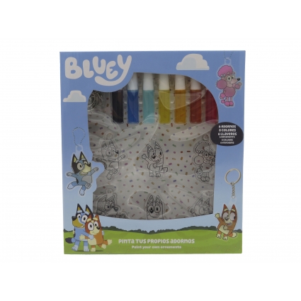 Bluey Set Para Pintar Colgadores Decorativos