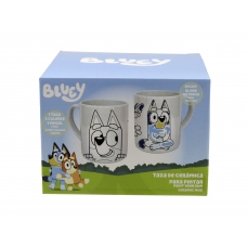 Bluey Taza de Cerámica para Pintar Bluey Taza de Cerámica para Pintar
