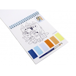 Bluey Cuaderno de Colorear con Acuarelas