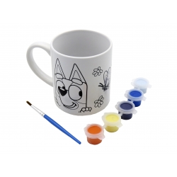 Bluey Taza de Cerámica para Pintar