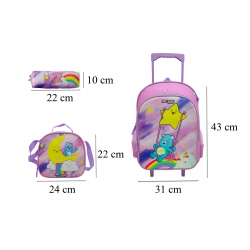 Care Bears  Set Trolley Funcional 3 Pcs