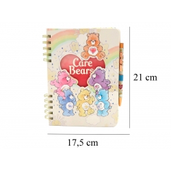 Care Bears  Cuaderno A5 con Pegatinas y Boligrafo