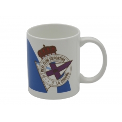 Deportivo de la Coruña Taza Cerámica Escudo Color