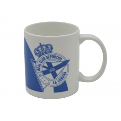 Deportivo de la Coruña Taza Cerámica Escudo Azul