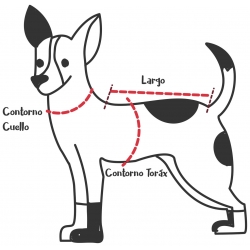 Deportivo de la Coruña Chubasquero para Perro - Talla L