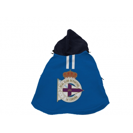 Deportivo de la Coruña Chubasquero para Perro - Talla M